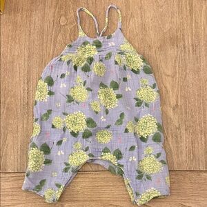 Angel Dear Hydrangea Baby Romper 6-12 Montha